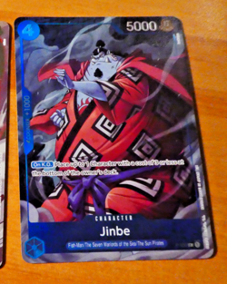ONE PIECE ENGLISH CARD HOLO GAME CARTE Jinbe P-030 V TCG ** - Image 1