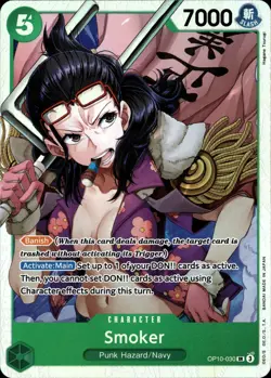 One Piece TCG • Smoker OP10-030 • Super Rare • ENG/NM - Image 1
