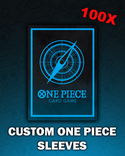 100x Premium Trading Card Sleeves One Piece TCG - Standard Fit 66x91mm - Image 1