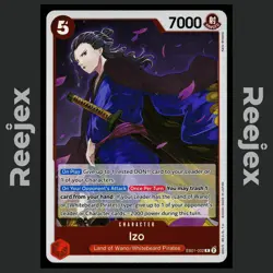 Izo - EB01-002 - Foil Rare - Extra Booster: Memorial Collection - NM/M - Image 1