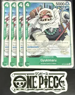 4 x One Piece OP12-024 C Gyukimaru - ENG - Regular - Playset - NM/M - Image 1