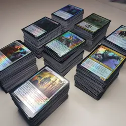 Magic The Gathering Lot Of 1,470 Trading Cards Commons Uncommons Foil And Non - Image 1