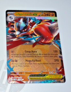 Pokemon Flammes Francais Card Holo Carte Promo Lucario EX 012 MEP PFL FR 2025 - Image 1