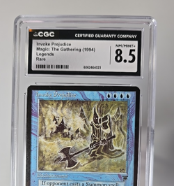 MTG Invoke "Prejudice" Legends Rare CGC 8.5 NM / Mint+ - Image 3