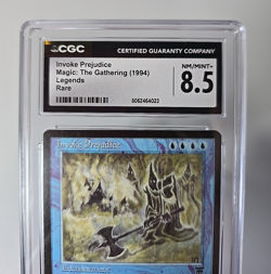 MTG Invoke "Prejudice" Legends Rare CGC 8.5 NM / Mint+ - Image 4