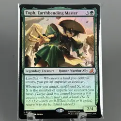 Avatar Toph Earthbending Master Legendary Creature MTG 0145 Green Regular - Image 1