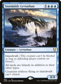 Stormtide Leviathan 407 Rare Commander Legends CMR MTG - Image 1