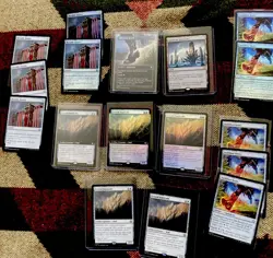 Mtg 17 Card Lot FDN artifacts and land 17x Card Lot 6 Foils - Image 1