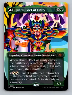 Huatli, Poet of Unity (Borderless) M The Lost Caverns of Ixalan 339 NM - Image 1