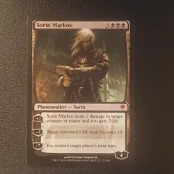 Sorin Markov Zendikar Mythic LP Magic the Gathering MTG - Image 1