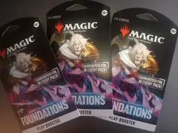3 Magic the Gathering Foundation Packs - Image 1