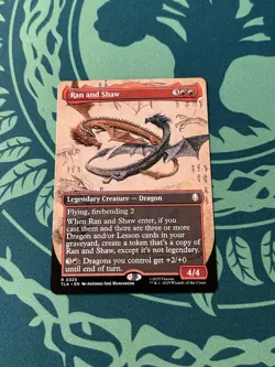 Ran And Shaw 325 Borderless NON Foil Avatar Last Airbender TLA MTG Magic - Image 1