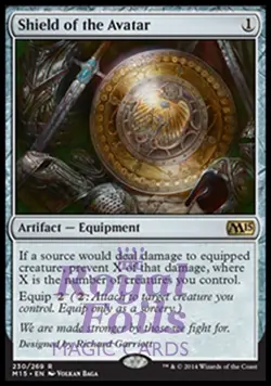 Shield of the Avatar 1x FOIL MTG M15 Core Set Rare MINT artifact - Image 1