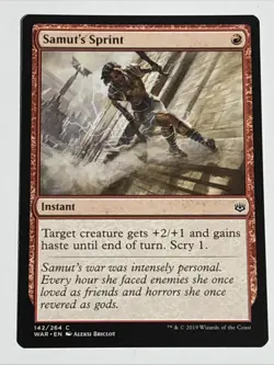 MTG War of the Spark Samut's Sprint 142/264 NM - Image 1