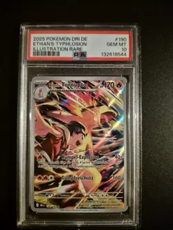 Pokemon Ewige Rivalen Klarins Tornupto PSA 10 190/182 Destined Rivals Tornupto - Image 1
