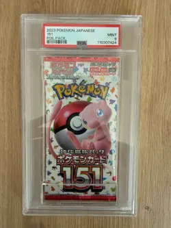 PSA 9: Pokemon 151 Japanese Scarlet & Violet Sealed Booster Pack in Slap 2023 - Image 1