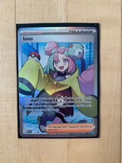 Iono SVP 124 Scarlet & Violet Pokemon TCG Full Art - Image 1