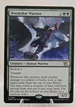 Doomskar Warrior MTG March of the Machine Regular - Image 1