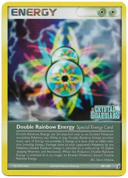 Double Rainbow Energy [Reverse Holo] #88 Pokemon Crystal Guardians - Image 1