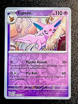 Pokemon Karte Pokeball 033/131 Psiana (Espeon) Prismatische Entwicklungen - Image 1