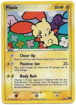Plusle [Holo] #5 Pokemon POP Series 3 - Image 1