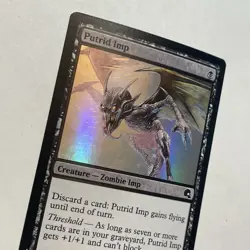 Magic The Gathering Premium Deck Series: Graveborn Putrid Imp #1/30 Foil MTG - Image 2