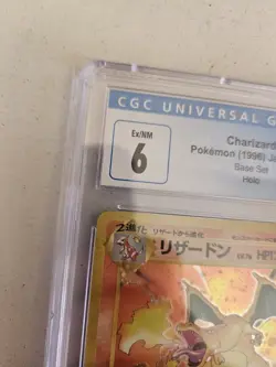 1996 Pokemon Japanese Base Set Charizard Holo CGC 6 Vintage Classic - Image 3