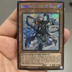 Sage With Eyes Of Blue LCKC-EN015 Unlimited SECRET RARE NM! +Bonus FREE SHIPPING - Image 1