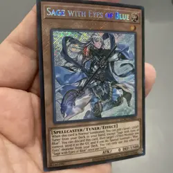 Sage With Eyes Of Blue LCKC-EN015 Unlimited SECRET RARE NM! +Bonus FREE SHIPPING - Image 2