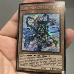 Sage With Eyes Of Blue LCKC-EN015 Unlimited SECRET RARE NM! +Bonus FREE SHIPPING - Image 4