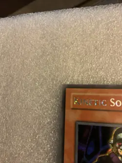 Yugioh Card Kinetic Soldier Secret Rare WC4-002 Vintage Never Played With ￼ - Image 2