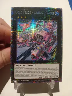 Yu-Gi-Oh! TCG Gold Pride - Chariot Carrie Starlight Rare CYAC-EN088 NM 1st - Image 1