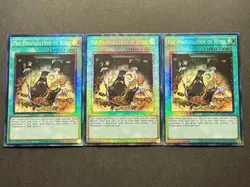 3x Pre-Preparation Of Rites | RA01 | Collectors Rare | NM | 1st Ed | YuGiOh! - Image 1
