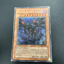 Yu-Gi-Oh Red-Eyes Darkness Dragon SD1-EN001 Near Mint Unlimited & Others. - Image 1