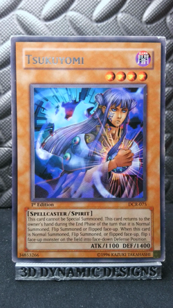 | Yugioh Tsukuyomi DCR-075 1st Edition Rare Dark Crisis PL 🔥 | - Image 1