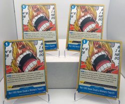 But I Will Never Doubt a Woman's Tears!!!! Playset - OP06-057 x4 - One Piece TCG - Image 1