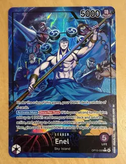 ENEL OP15-058 Alt Art Leader One Piece English Adventure on Kami's Island - Image 1