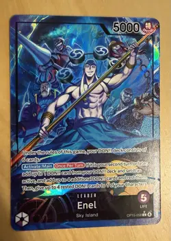 ENEL OP15-058 Alt Art Leader One Piece English Adventure on Kami's Island - Image 3