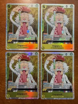 4x Vegapunk SR EB02-056 Extra Booster: Anime 25th Collection Foil One Piece - Image 1