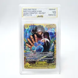 One Piece English Bartholomew Kuma SEC Rare Legacy of the Master OP12-119 AGS 10 - Image 1