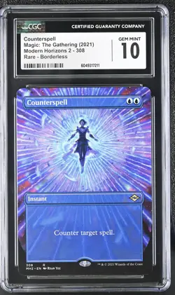 COUNTERSPELL Modern Horizons 2 Borderless Rare CGC 10 MTG [Nostalgium] - Image 1
