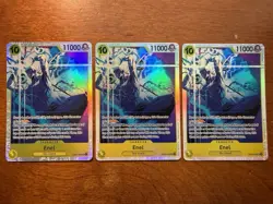 3x Enel EB02-052 Extra Booster: Anime 25th Collection Foil Lot One Piece NM-M - Image 1