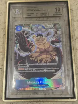 Monkey.D.Luffy - OP11-058 (TR) OP11-058 TREASURE Beckett BGS 10 Pristine OP13 - Image 1