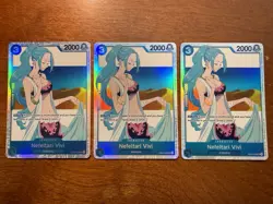 3x Nefeltari Vivi EB02-026 Extra Booster: Anime 25th Collection Foil One Piece - Image 1