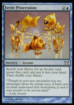 Eerie Procession -Foil Light Play MTG Champions of Kamigawa - Image 1