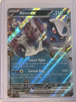 Absol EX 135/197 Holo Ultra Rare NM/M Obsidian Flames Pokemon Card - Image 1