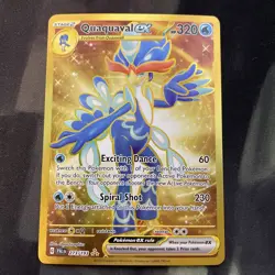 Quaquaval ex SV02: Paldea Evolved #273/193 Pokemon Card Full Art Water Type - Image 1