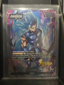 Dragonball Z Shallot Leader Saiyan Dragonball Legend Fusion World Foil Card - Image 1