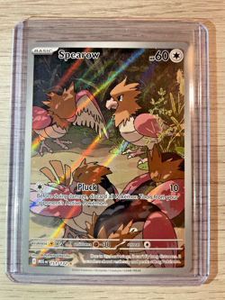 Pokemon Card Spearow 151/132 Mega Evolution Holo Illustration Rare IR - Image 3