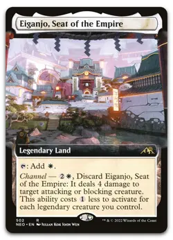 Eiganjo, Seat of the Empire (Extended Art) #502 NM Kamigawa Neon Dynasty - Image 1